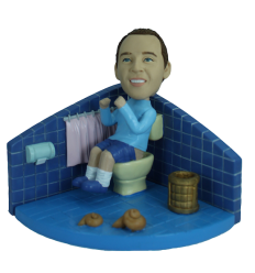 Figurine personnalisée WC