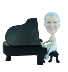 Figurine personnalisée pianiste