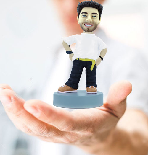 Hot custom bobblehead made from your pictures - Mini-face